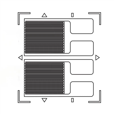 Half Bridge Double Strail Strain Gauges FB Series